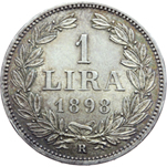 1 Lira ottocento San Marino verso