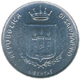 1 Lira San Marino 1983 dritto