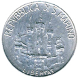 1 Lira San Marino 1984 dritto