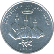 1 Lira San Marino 1986 dritto