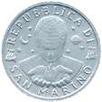 1 Lira San Marino 1996 dritto