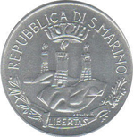 10 Lire San Marino 1982 dritto