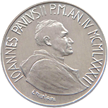 10 Lire Città del Vaticano Giovanni Paolo II 1982 dritto