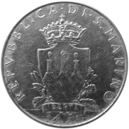 100 Lire San Marino 1979 dritto