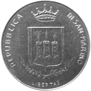 100 Lire San Marino 1983 dritto