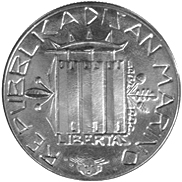 100 Lire San Marino 1985 dritto