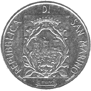 100 Lire San Marino 1988 dritto