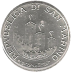 100 Lire San Marino 1993 dritto