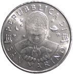 100 Lire San Marino 2000 dritto