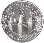 100 Lire San Marino 2001 dritto