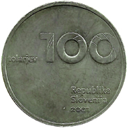 100 Talleri Slovenia dritto