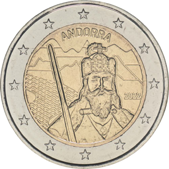 2 Euro Commemorativo Andorra 2022 - Leggenda di Carlomagno