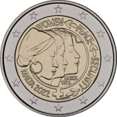 2 Euro Commemorativo Malta 2022 - Risoluzione 1325 Nazioni Unite