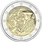 2 Euro Commemorativo Malta 2022 - Anniversario programma Erasmus