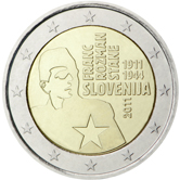 2 Euro Commemorativo Slovenia 2011