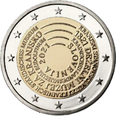 2 Euro Commemorativo Slovenia 2021 - Anniversario Museo Nazionale sloveno