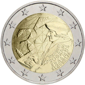 2 Euro Commemorativo Slovenia 2022 - Anniversario programma Erasmus