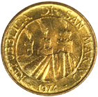 20 Lire San Marino 1974 dritto