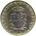 20 Lire San Marino 1979 dritto