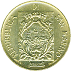 20 Lire San Marino 1988 dritto