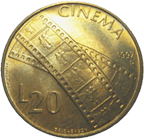 20 Lire San Marino 1997 verso