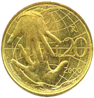 20 Lire San Marino 2000 verso