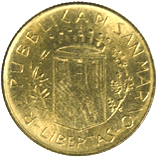 200 Lire San Marino 1981 dritto