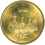 200 Lire San Marino 1986 dritto