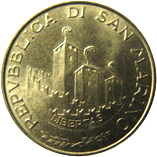 200 Lire San Marino 1993 dritto