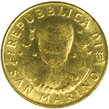 200 Lire San Marino 1996 dritto