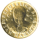 200 Lire San Marino 1997 dritto