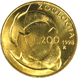 200 Lire San Marino 1998 verso