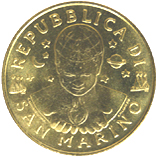 200 Lire San Marino 2000 dritto