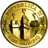 200 Lire San Marino 2001 dritto