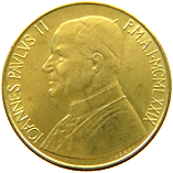 200 Lire Città del Vaticano Giovanni Paolo II 1979-1980 dritto