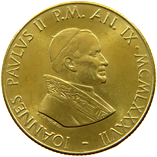 200 Lire Città del Vaticano Giovanni Paolo II 1987 dritto