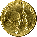 200 Lire Città del Vaticano Giovanni Paolo II 1998 dritto