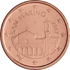 5 eurocent San Marino dritto seconda serie