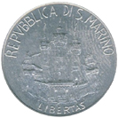 5 Lire San Marino 1984 dritto