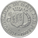 5 Lire San Marino 1989 dritto