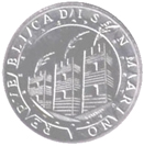 5 Lire San Marino 1992 dritto