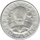 5 Lire San Marino 1996 dritto