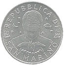 5 Lire San Marino 1997 dritto