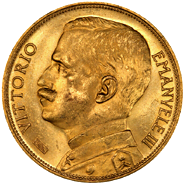 50 Lire Regno Italia Vittorio Emanuele III Aratrice dritto