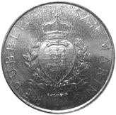 50 Lire San Marino 1987 dritto