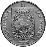 50 Lire San Marino 1988 dritto