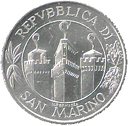 50 Lire San Marino 2001 dritto